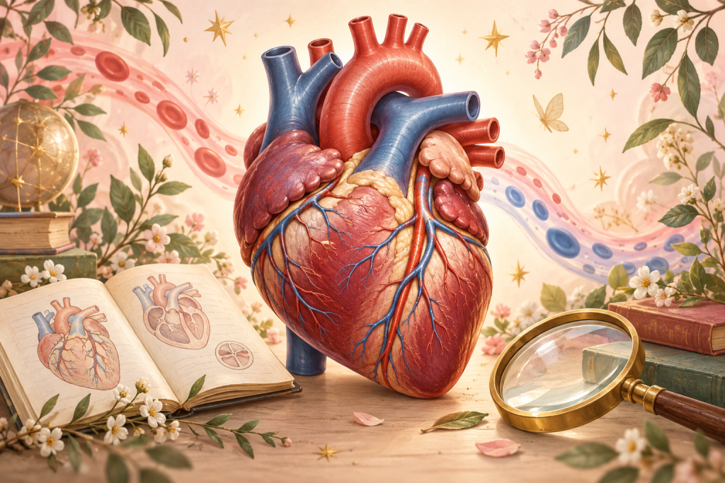 Illustration pédagogique et poétique du cœur humain