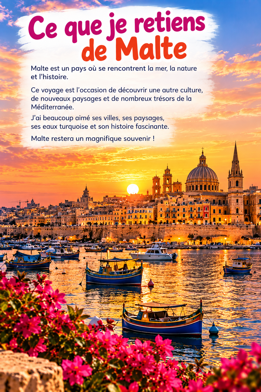 Ce que je retiens de Malte