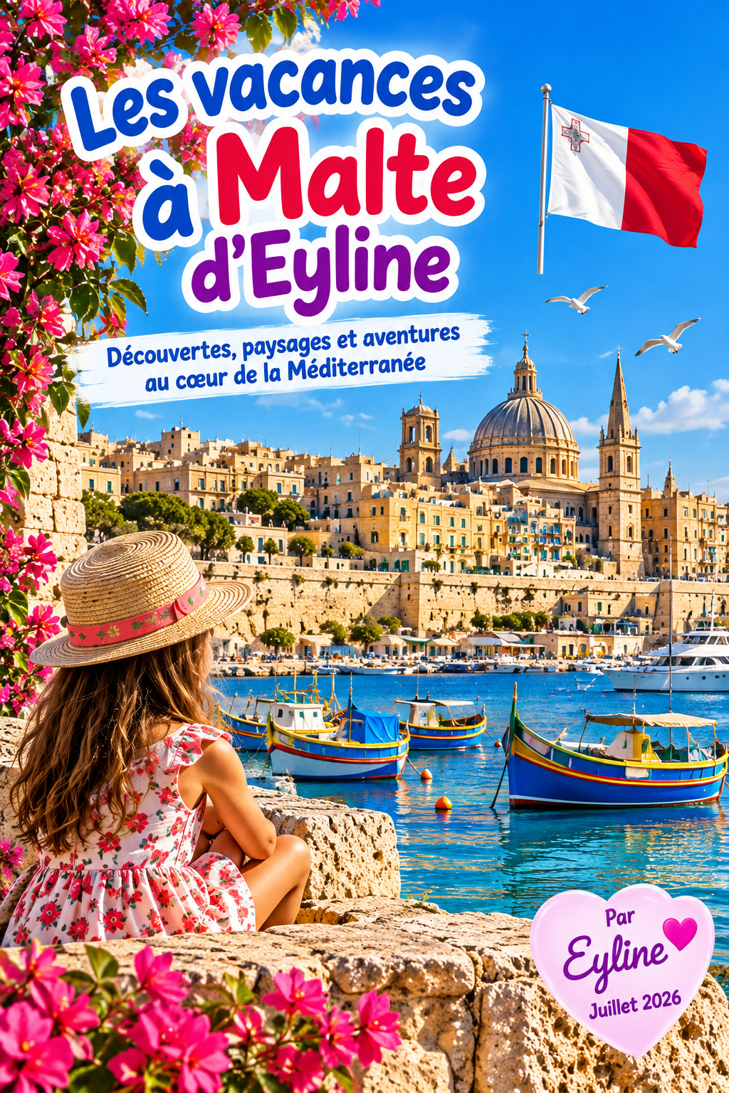 Les vacances à Malte d’Eyline — couverture