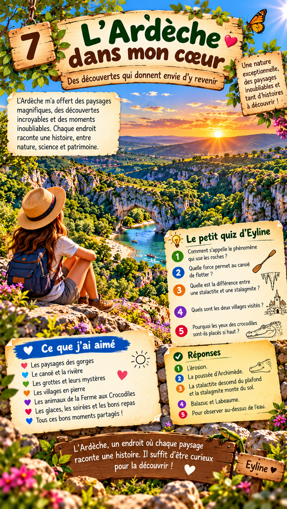 L’Ardèche dans mon cœur — le petit quiz d’Eyline